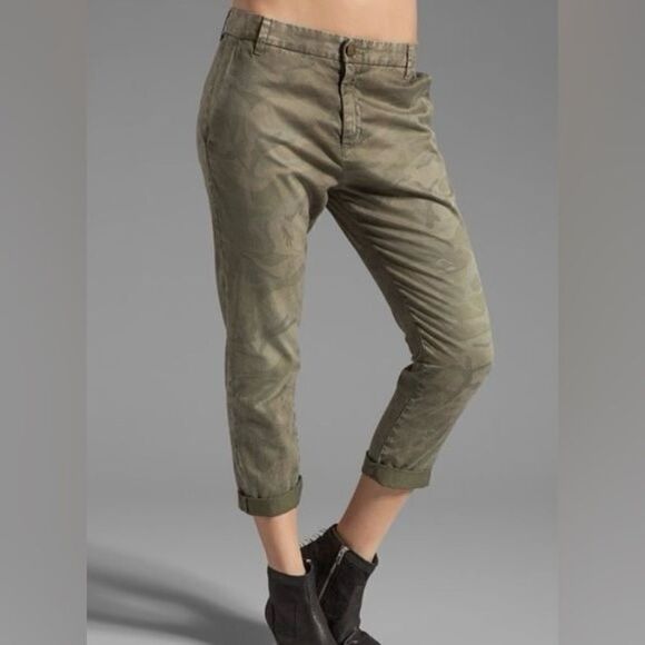 Current/Elliott Pants - Current/Elliot Anthropologie The Buddy Trouser Camo Skinny Ankle Pant 28